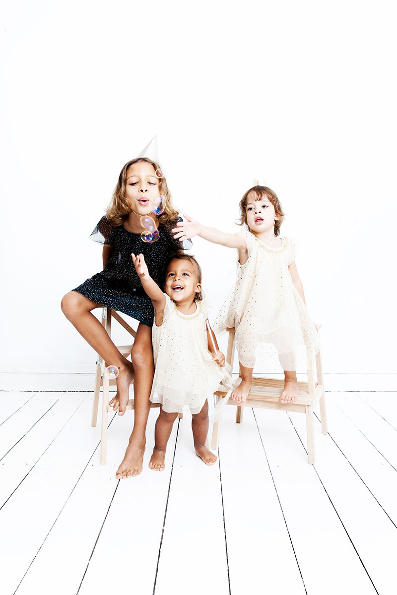 Kinderportrait dreier Mädchen